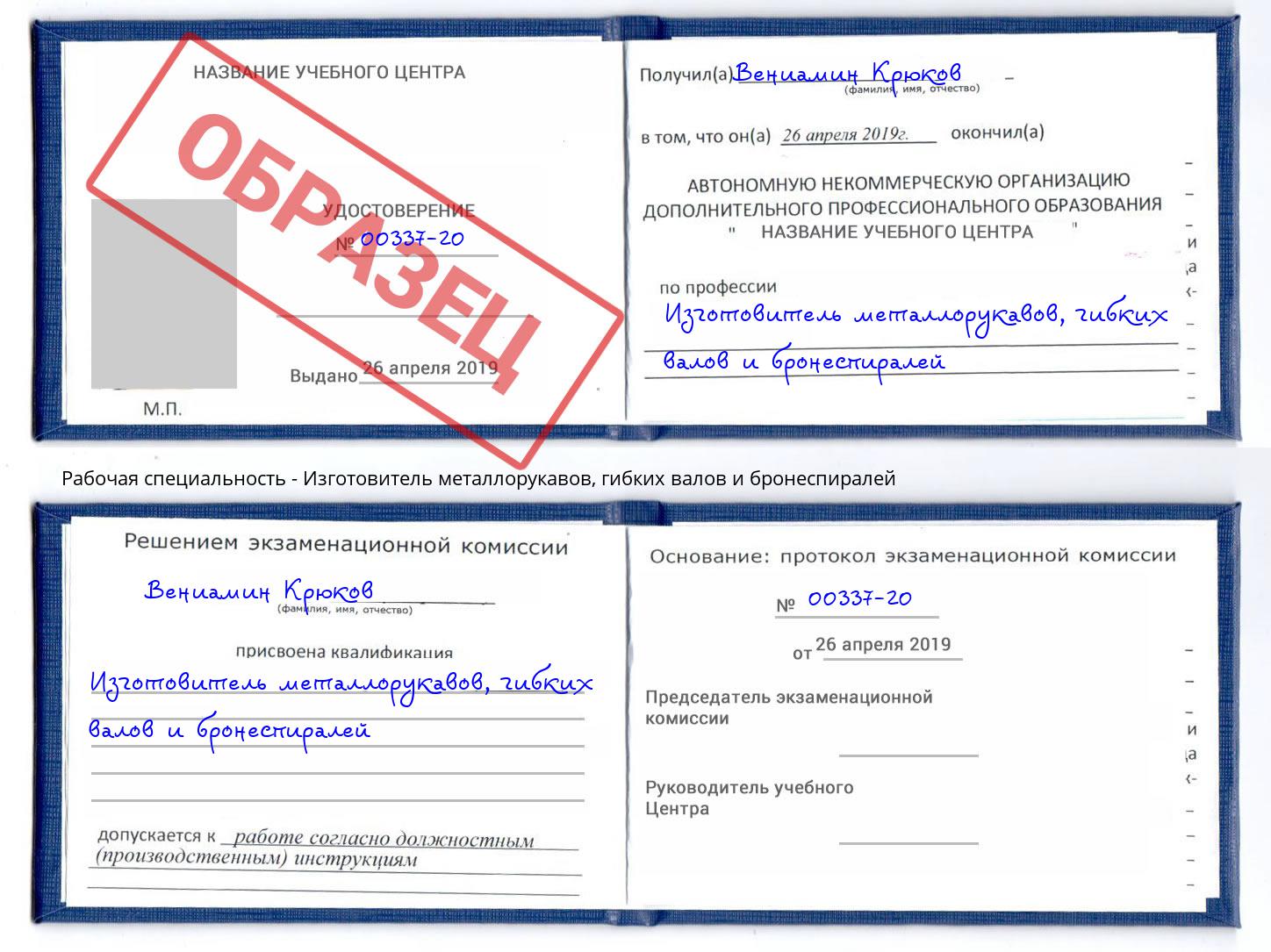 Изготовитель металлорукавов, гибких валов и бронеспиралей Мариинск
